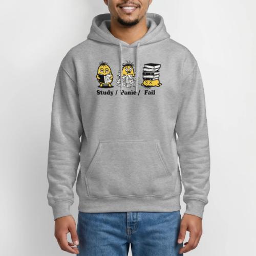 Funny Student Study Panic Fail Back To School - Gildan Heavy Blend Adult Hoodie