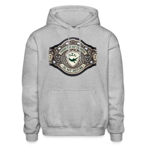 Nap Champion Belt T Shirt - Heavyweight Unisex Hoodie by Gildan