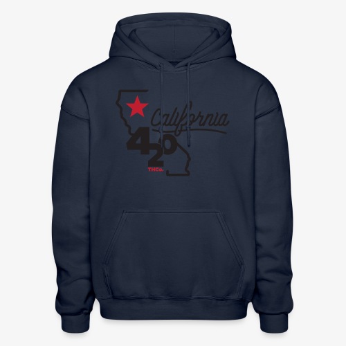 California 420 - Gildan Heavy Blend Adult Hoodie
