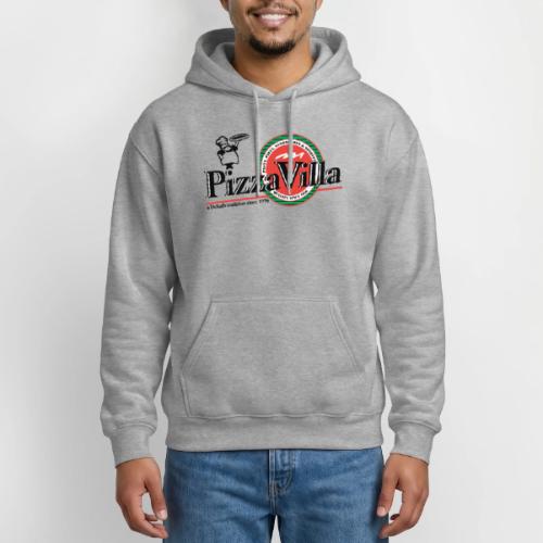 Pizza Villa logo - Heavyweight Unisex Hoodie by Gildan