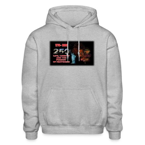 1776 - 2026 - 250 Years USA | Fireworks - Heavyweight Unisex Hoodie by Gildan