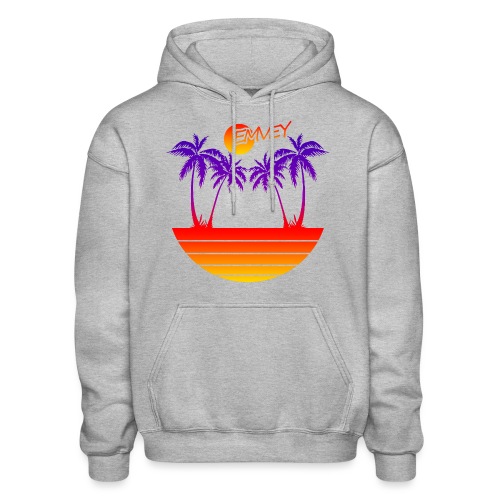 EMVEY - Palm Tree Sunset - Gildan Heavy Blend Adult Hoodie