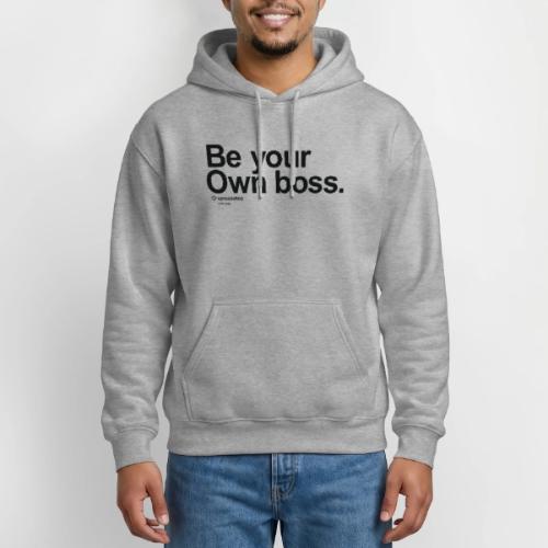 Boss in black - Heavyweight Unisex Hoodie by Gildan