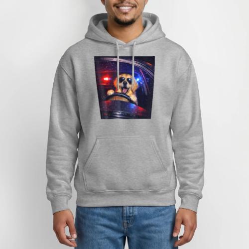 Funny Police Golden Retriever Meme Tee - Gildan Heavy Blend Adult Hoodie