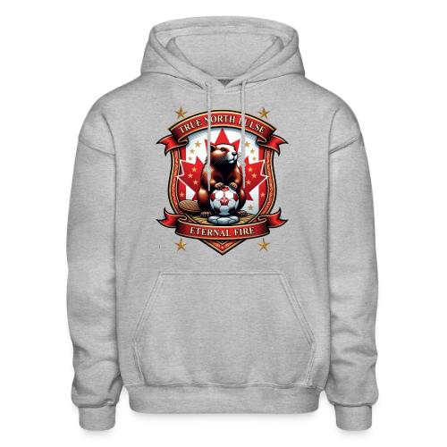 Canada Beaver Crest T-Shirt, Pride Badge Gift - Gildan Heavy Blend Adult Hoodie