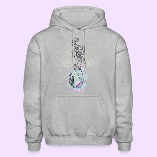 Mermaid Ocean Goddess In Shell - Fairytale Design - Gildan Heavy Blend Adult Hoodie