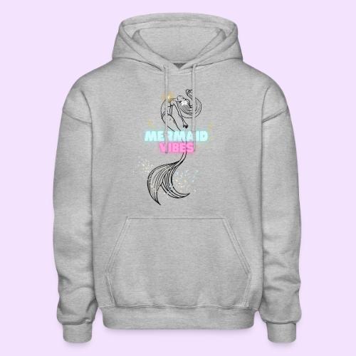 Mermaid Vibes Design - Gildan Heavy Blend Adult Hoodie