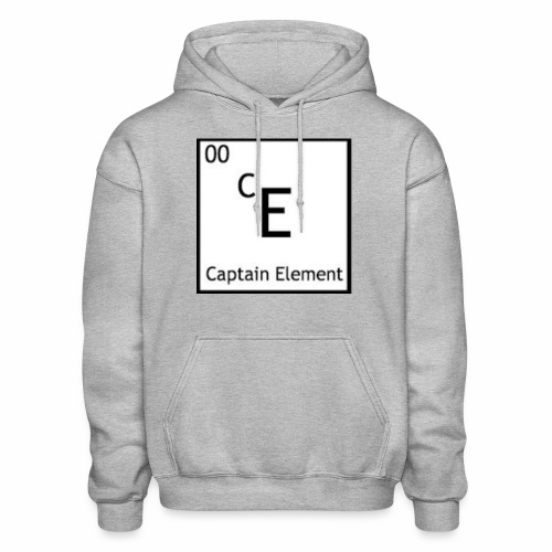Captain Element Logo - Gildan Heavy Blend Adult Hoodie