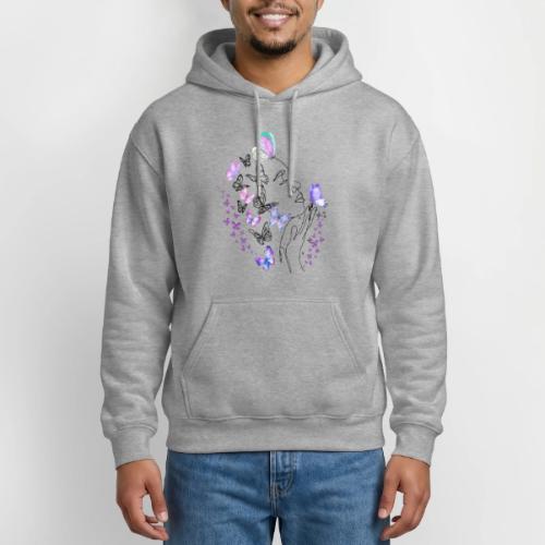 Dreamy Butterfly Goddess - Fairytale Design - Heavyweight Unisex Hoodie by Gildan