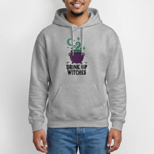 Drink Up Witches t-shirt - Gildan Heavy Blend Adult Hoodie