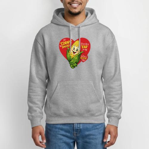 Corny Valentine T-Shirt - Gildan Heavy Blend Adult Hoodie