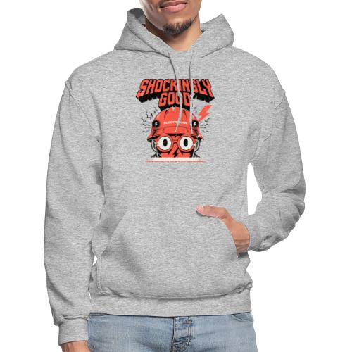Funny Shockingly Good Electrician - Gildan Heavy Blend Adult Hoodie