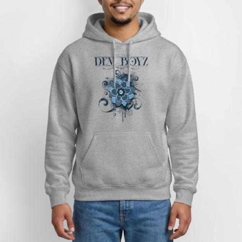 Flower Splash Blues - Gildan Heavy Blend Adult Hoodie