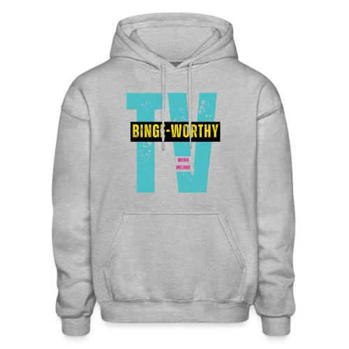 Binge-worthy | Media Melanie TV - Gildan Heavy Blend Adult Hoodie