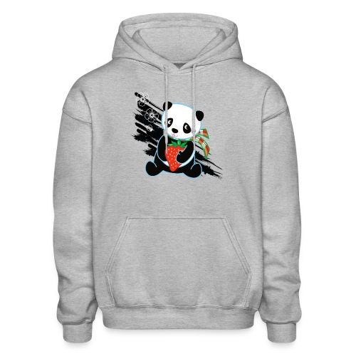 Cute Kawaii Panda T-shirt by Banzai Chicks - Gildan Heavy Blend Adult Hoodie