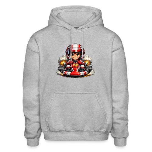 Carcadelogoracerfront - Gildan Heavy Blend Adult Hoodie