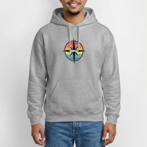 Compass Cooperative Logo - Heavyweight Unisex Hoodie by Gildan