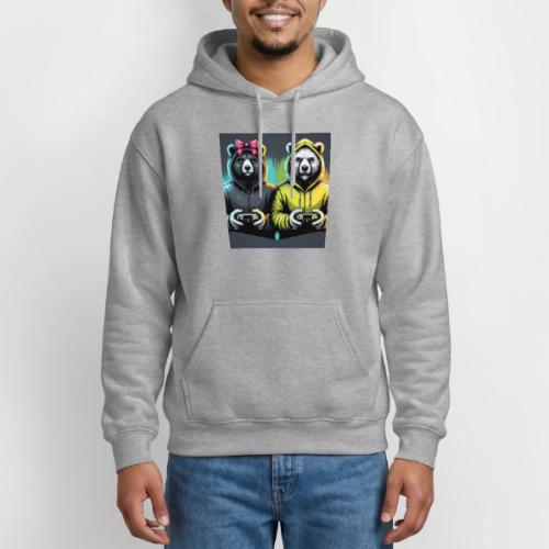 Gamer Bears - Gildan Heavy Blend Adult Hoodie
