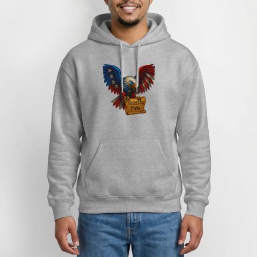 Veterans Press Bald Eagle - Gildan Heavy Blend Adult Hoodie