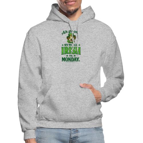 St. Patrick’s Day Dog T-Shirt – We’re All Irish - Gildan Heavy Blend Adult Hoodie