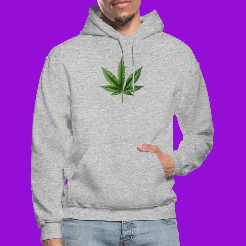 Cannabis Leaf - Gildan Heavy Blend Adult Hoodie