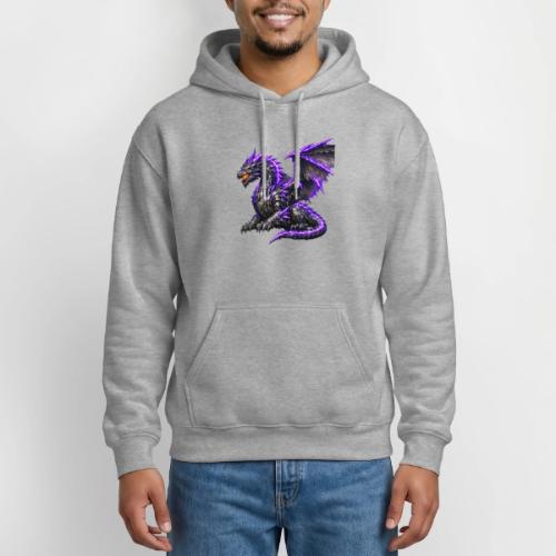 Neon Dragon at Rest - Gildan Heavy Blend Adult Hoodie