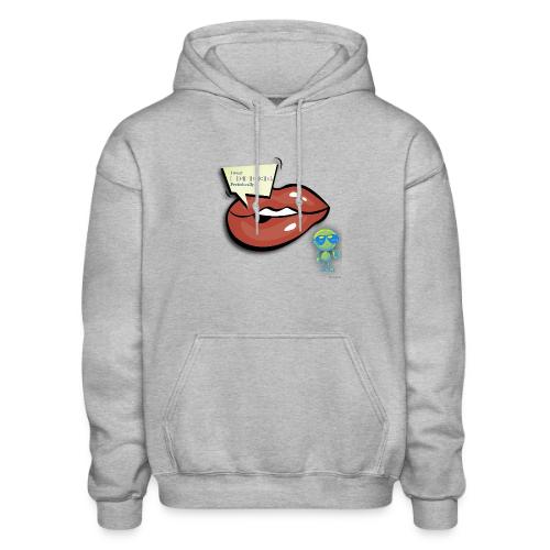Smoon City_I wear lipstick - Gildan Heavy Blend Adult Hoodie
