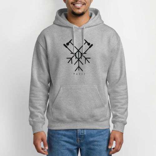 Pazij Black Logo - Gildan Heavy Blend Adult Hoodie