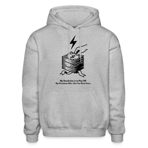 Christmas Bills T-Shirt - Heavyweight Unisex Hoodie by Gildan