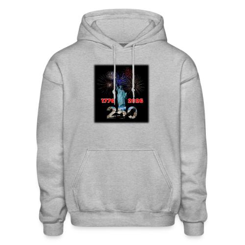 1776 - 2026 - 250 Years USA | Fireworks - Heavyweight Unisex Hoodie by Gildan