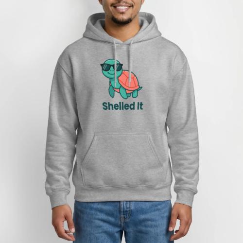 Funny Turtle Sunglasses Shelled It Cute Gift - Gildan Heavy Blend Adult Hoodie