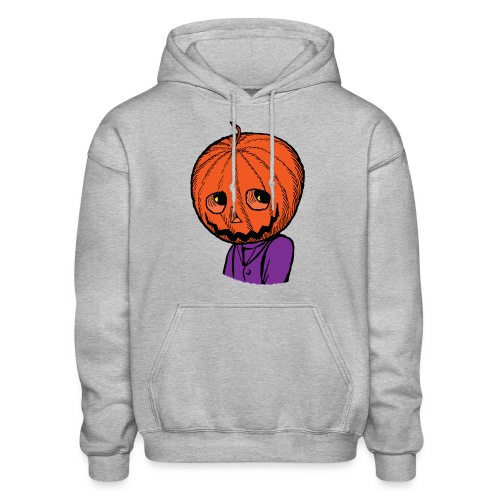 Pumpkin Head Halloween - Gildan Heavy Blend Adult Hoodie