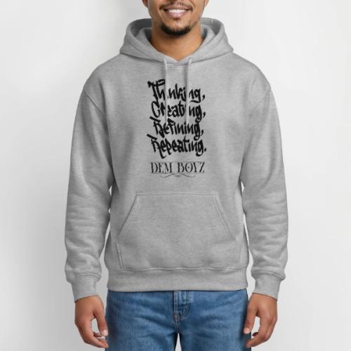 Thinking, Creating, Refining, Repeating - Gildan Heavy Blend Adult Hoodie