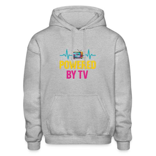 Powered by TV | MediaMelanieTV - Gildan Heavy Blend Adult Hoodie