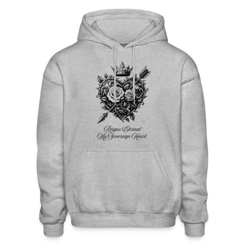 Royal Heart T-Shirt, Mug, & Leggings - Heavyweight Unisex Hoodie by Gildan