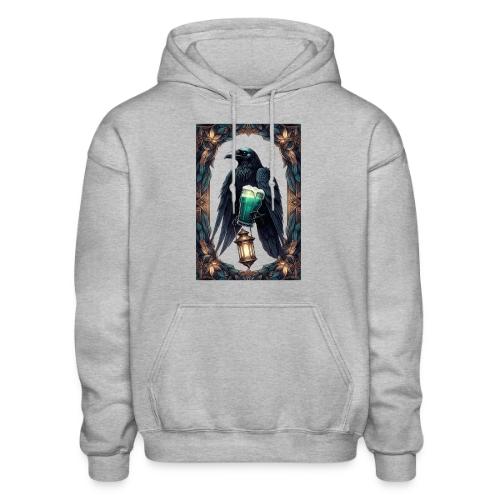 Pint of No Regrets Just Shenanigans Raven T-Shirt - Heavyweight Unisex Hoodie by Gildan