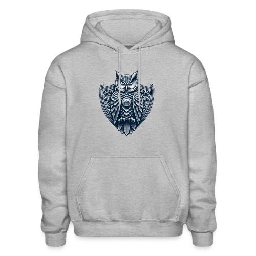 Night Watch Owl T Shirt, Sarcastic Dad Gift - Gildan Heavy Blend Adult Hoodie