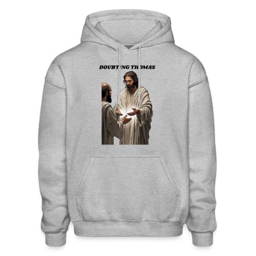 Doubting Thomas Resurrection T Shirt, Gift - Heavyweight Unisex Hoodie by Gildan