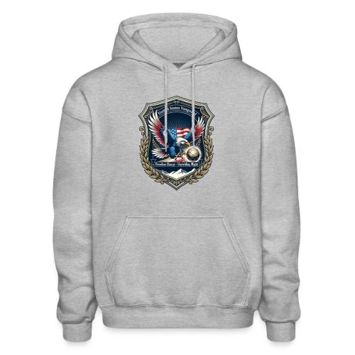 USA Eagle Vanguard T-Shirt,American Flag PrideGift - Gildan Heavy Blend Adult Hoodie