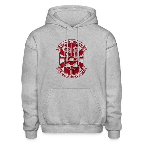 Munich Cathedral T Shirt, German Football Fan Gift - Gildan Heavy Blend Adult Hoodie