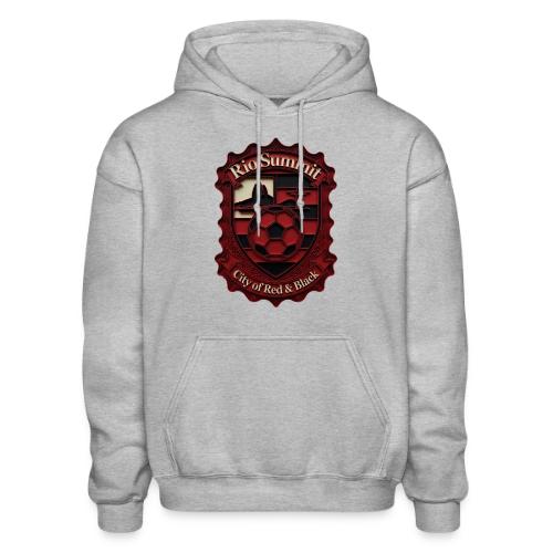 Flamengo Scarlet Summit T-Shirt, Football Gift - Heavyweight Unisex Hoodie by Gildan