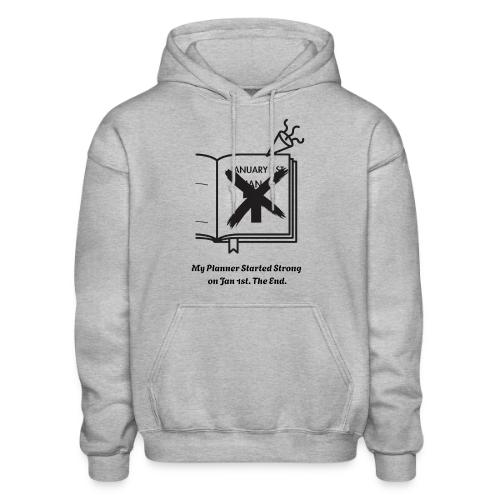 Jan 1st T-Shirt | Sarcastic New Year's - Heavyweight Unisex Hoodie by Gildan