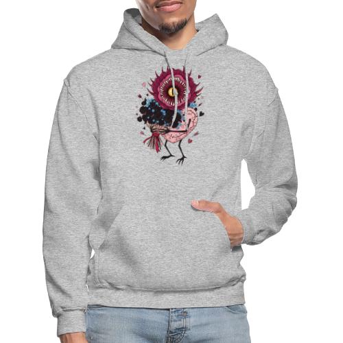 Gothic Valentine Eldritch Bloom – Dark Rom - Gildan Heavy Blend Adult Hoodie