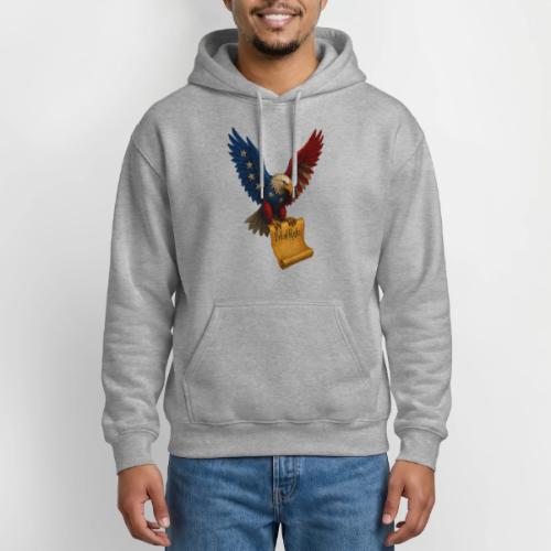 Bill of Rights Bald Eagle - Gildan Heavy Blend Adult Hoodie