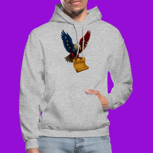 Bill of Rights Bald Eagle - Gildan Heavy Blend Adult Hoodie