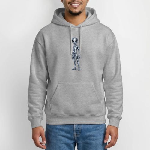 Silver Alien - Gildan Heavy Blend Adult Hoodie