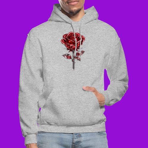 2 Set - Silver and Gold Roses - Gildan Heavy Blend Adult Hoodie