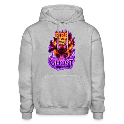 The Fire Ghost 26 - Heavyweight Unisex Hoodie by Gildan