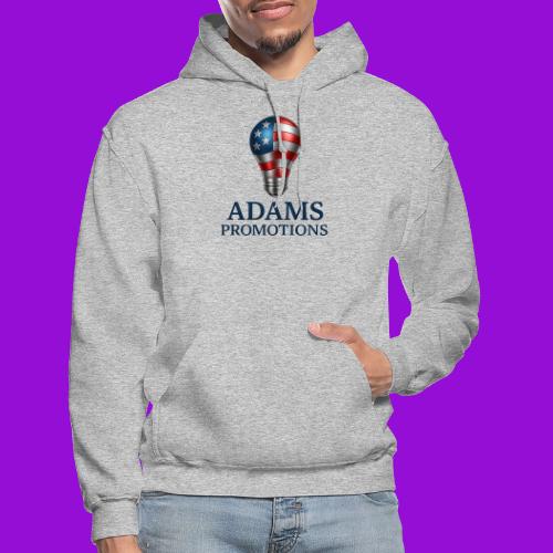 Adams promotions American flag metallic light bulb - Gildan Heavy Blend Adult Hoodie