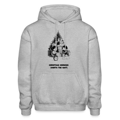 Christmas Morning T-Shirt | Minimalist Kids Gifts - Gildan Heavy Blend Adult Hoodie